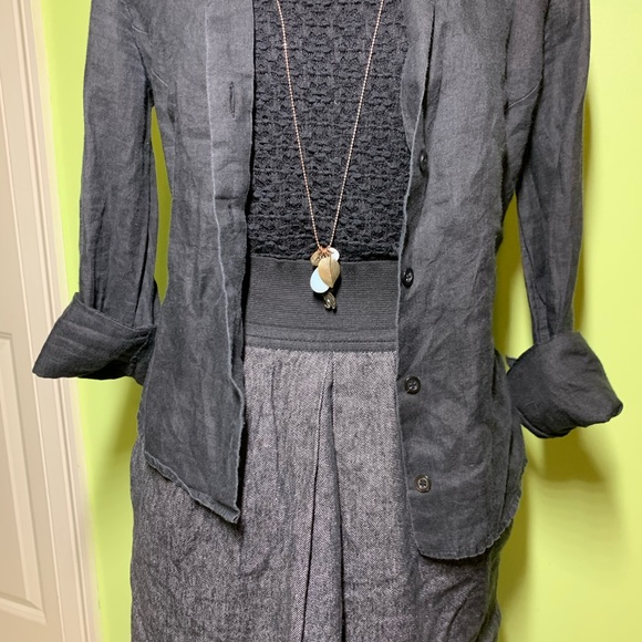 Sisley Black Linen Jacket - Picture 8 of 13